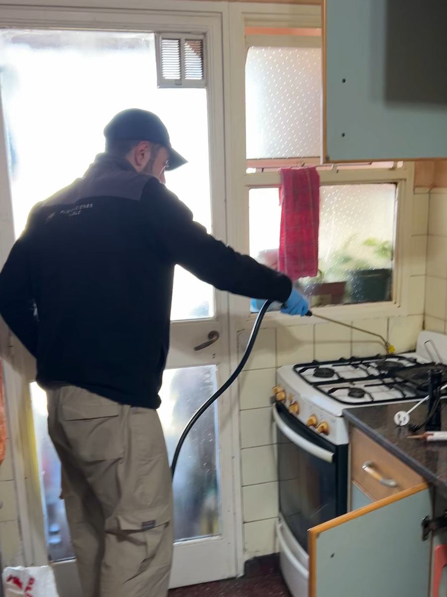 Fumigación zona cocina